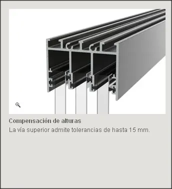 Correderas sin marcos SF 20