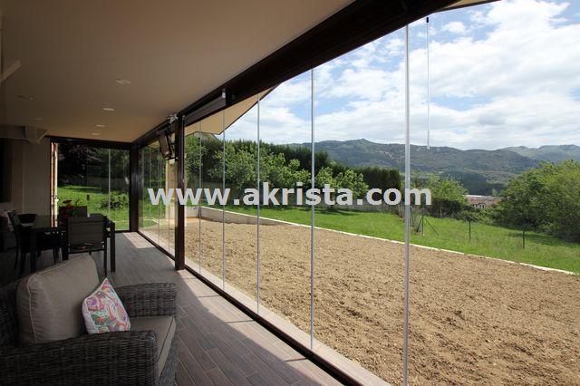 Cerramientos de porches con cristal en Alava